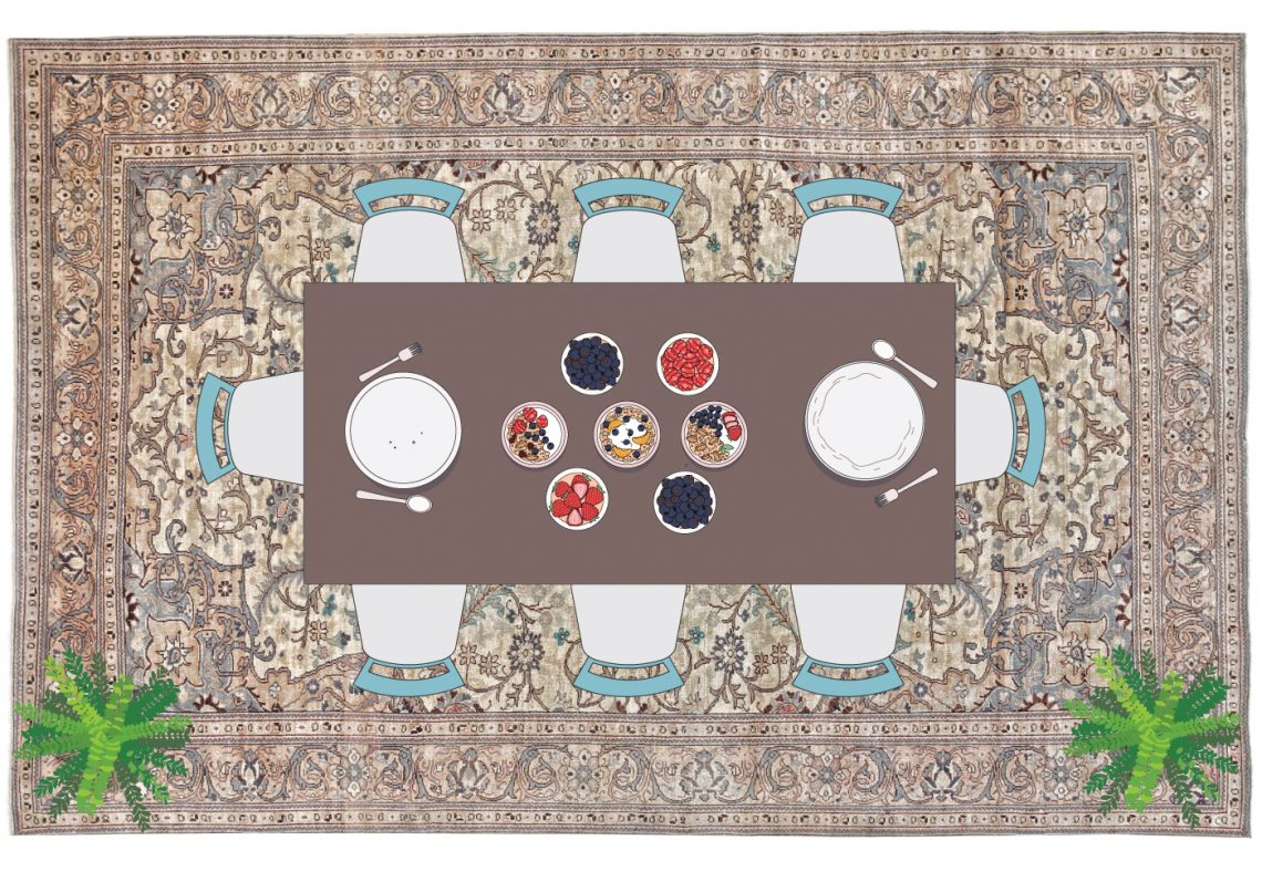 Why adding a rug under dining table sets is a MUST Hasan's Rugs Blog
